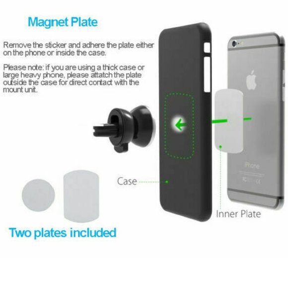 Magnetic Air Vent Stand For Cell Phone - Picture 3 of 4